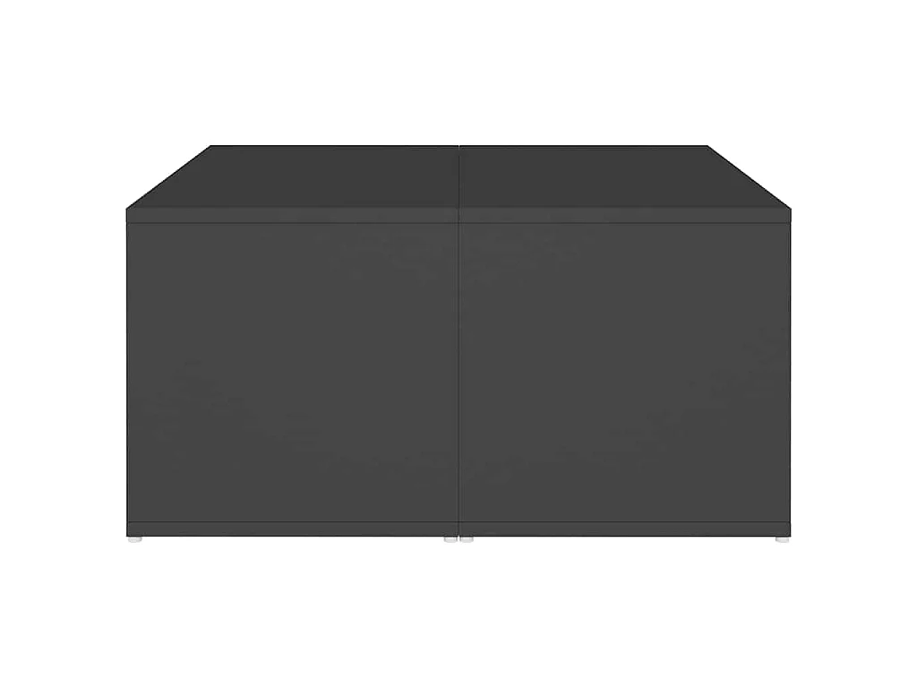 Tables basses 4 pcs gris 33x33x33 cm bois d'ingénierie