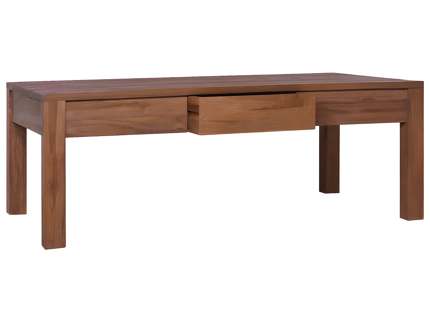 Table basse 110x60x40 cm Bois de teck massif