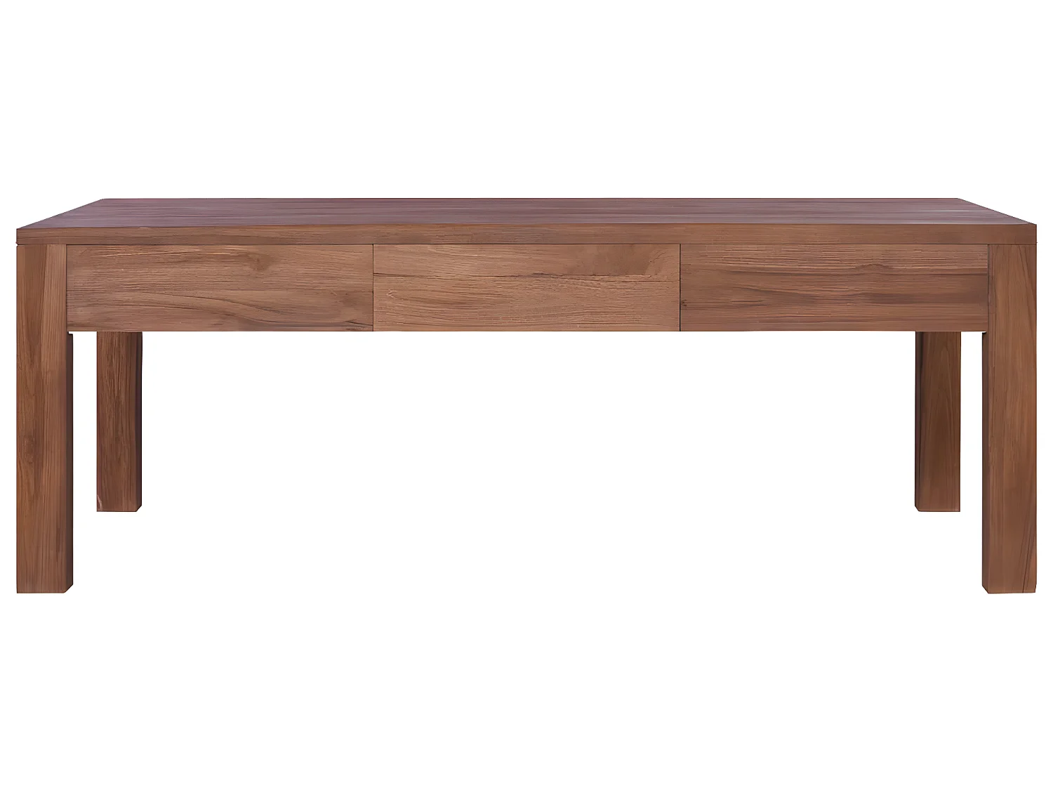 Table basse 110x60x40 cm Bois de teck massif