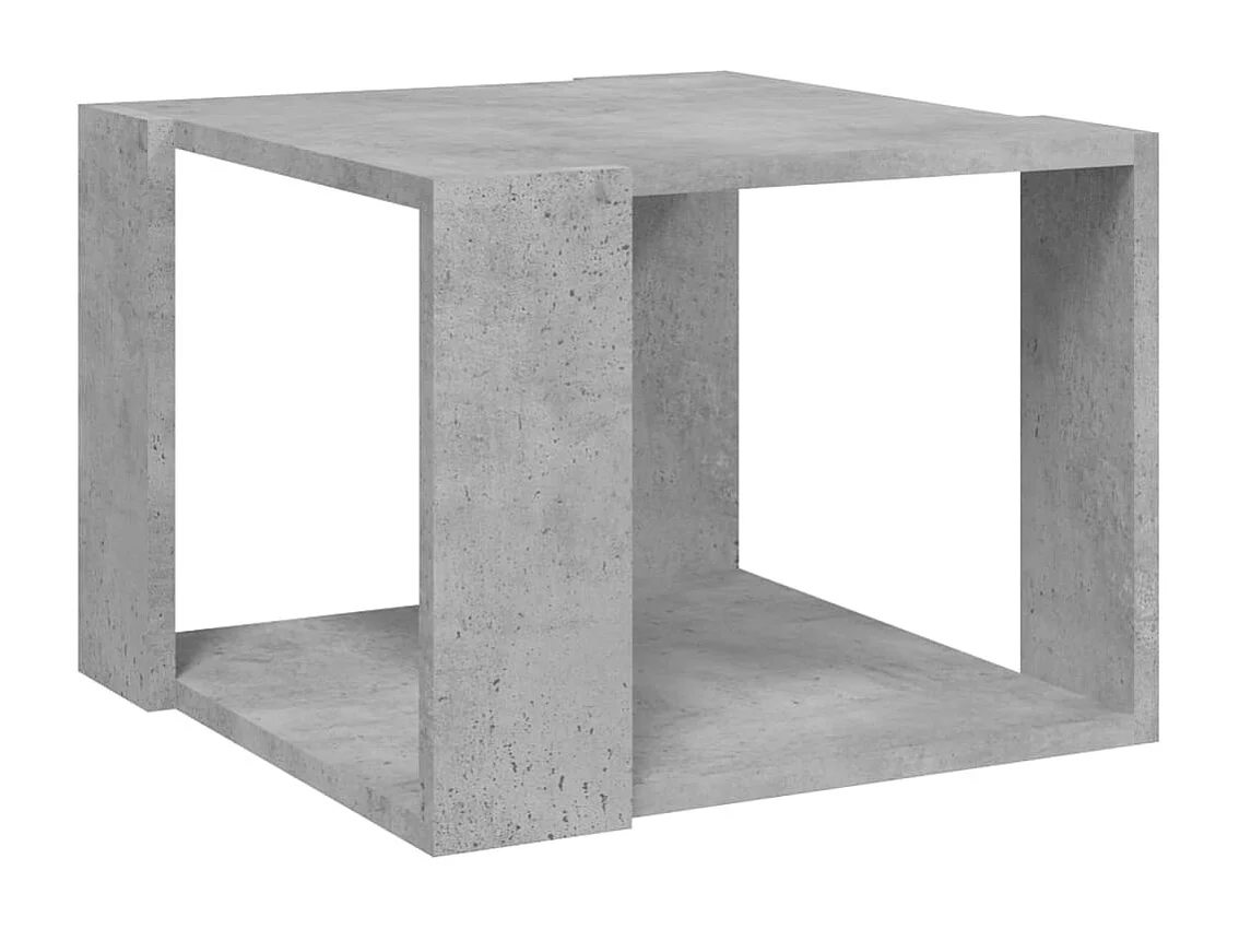 Table basse Gris béton 40x40x30 cm Bois d'ingénierie