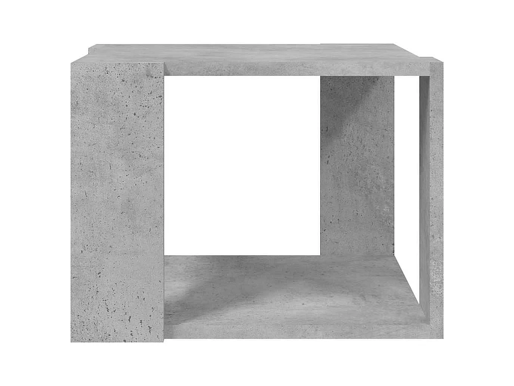 Table basse Gris béton 40x40x30 cm Bois d'ingénierie