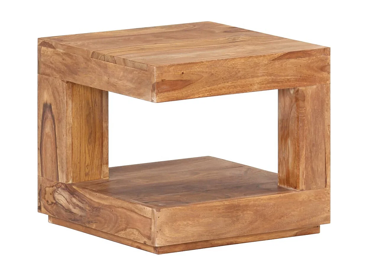 Table basse 45x45x40 cm Bois d'acacia massif