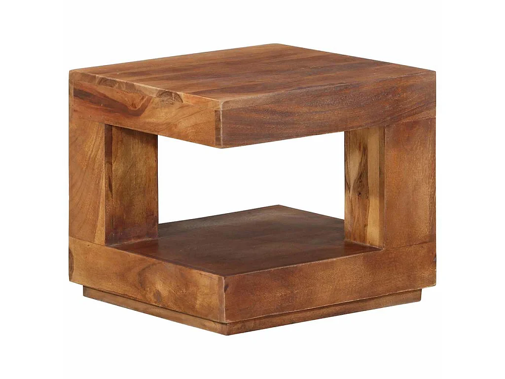 Table basse 45x45x40 cm Bois d'acacia massif