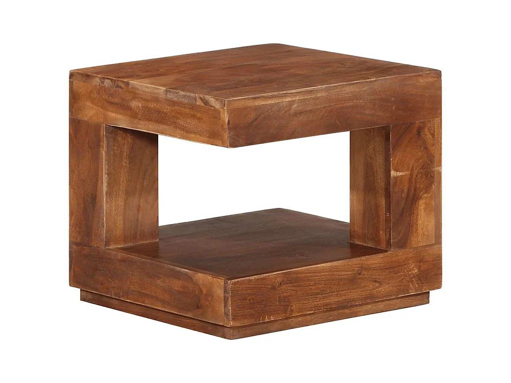 Table basse 45x45x40 cm Bois d'acacia massif