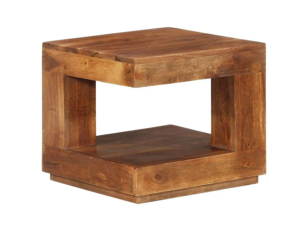 Table basse 45x45x40 cm Bois d'acacia massif