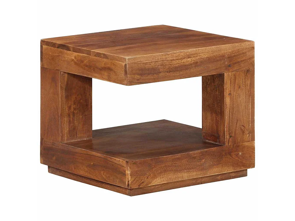 Tavolo da Salotto 45x45x40 cm in Legno Massello di Acacia