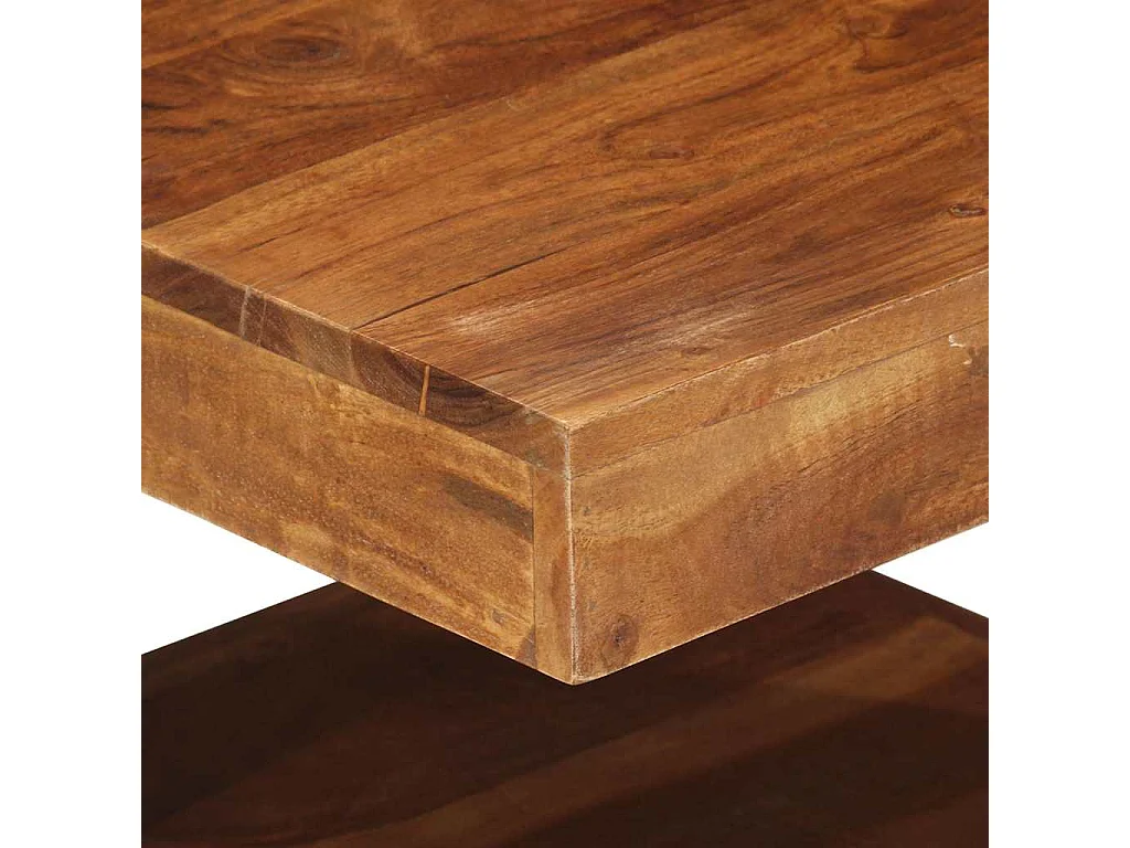 Tavolo da Salotto 45x45x40 cm in Legno Massello di Acacia