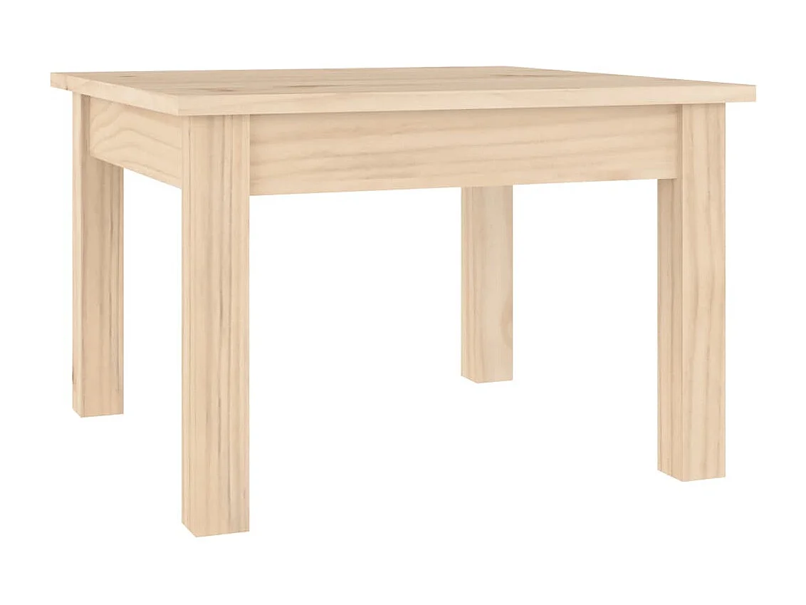 Table basse 45x45x30 cm Bois massif de pin