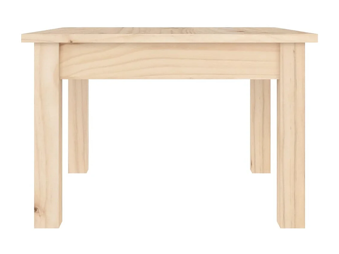 Table basse 45x45x30 cm Bois massif de pin