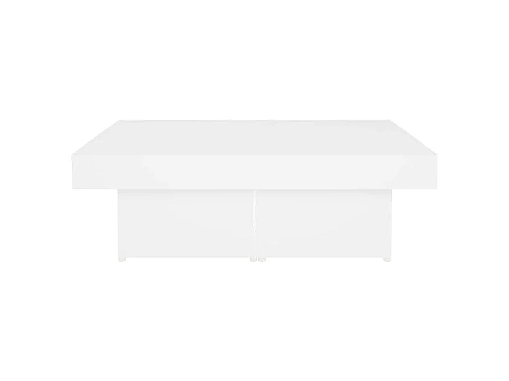 Couchtisch Weiß 90x90x28 cm Holzwerkstoff