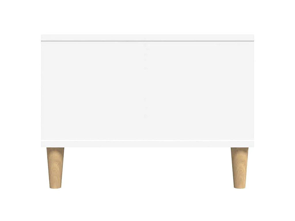 Salontafel 90x50x36,5 cm bewerkt hout wit