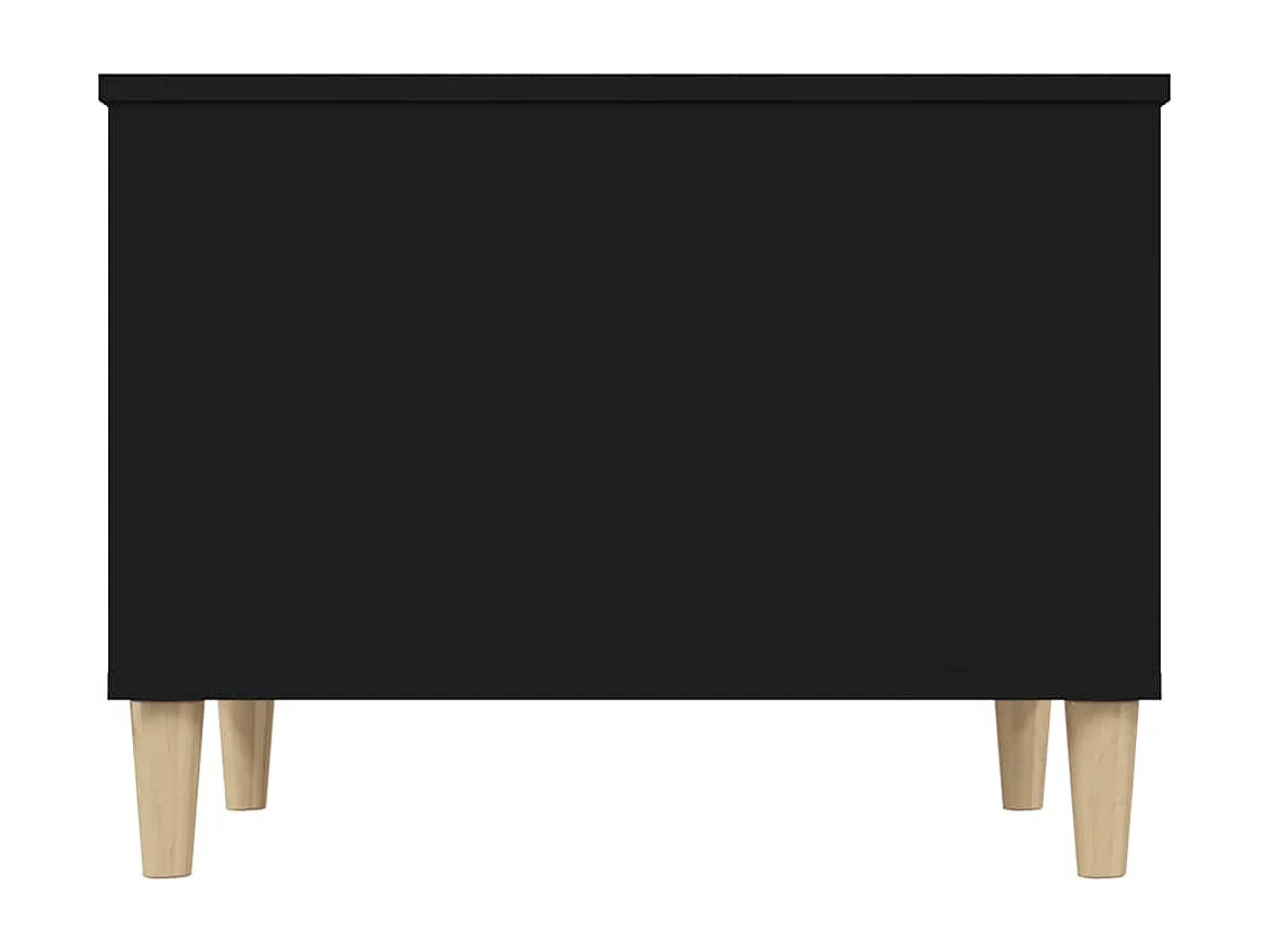 Salontafel 60x44,5x45 cm bewerkt hout zwart