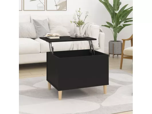 Kauf Unique Couchtisch Schwarz 60x44,5x45 cm Holzwerkstoff