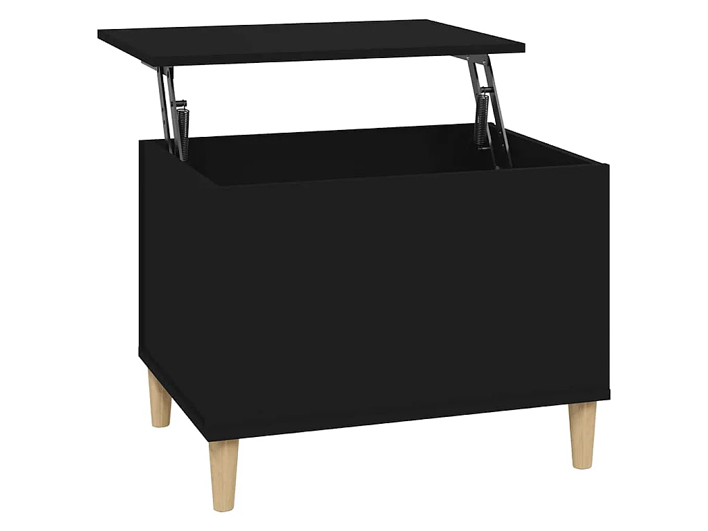 Mesa de centro 60x44,5x45 cm derivados de madeira preto