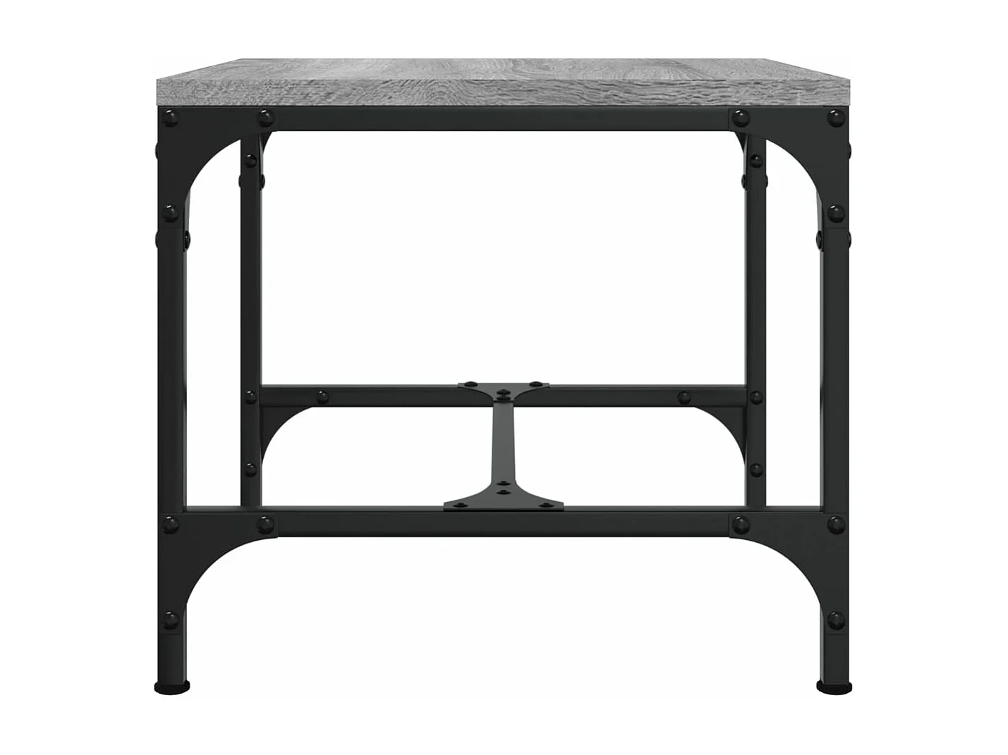 Tavolino Grigio Sonoma 40x40x35 cm in Legno Multistrato