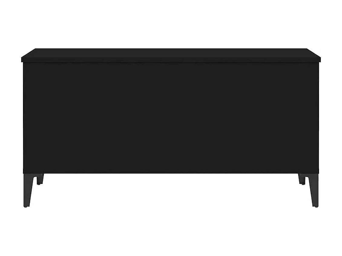 Couchtisch Schwarz 90x44,5x45 cm Holzwerkstoff