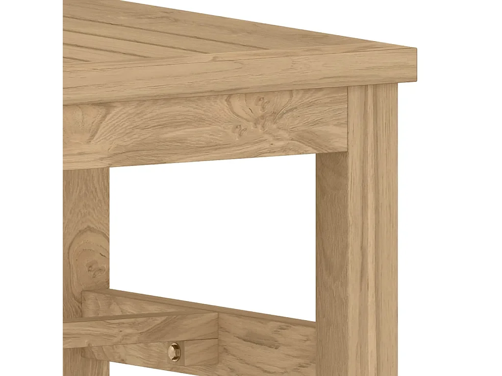 Table basse 45x45x30 cm bois massif de teck