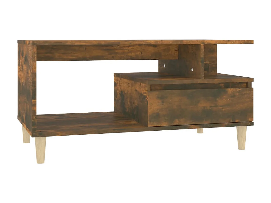 Couchtisch Räuchereiche 90x49x45 cm Holzwerkstoff