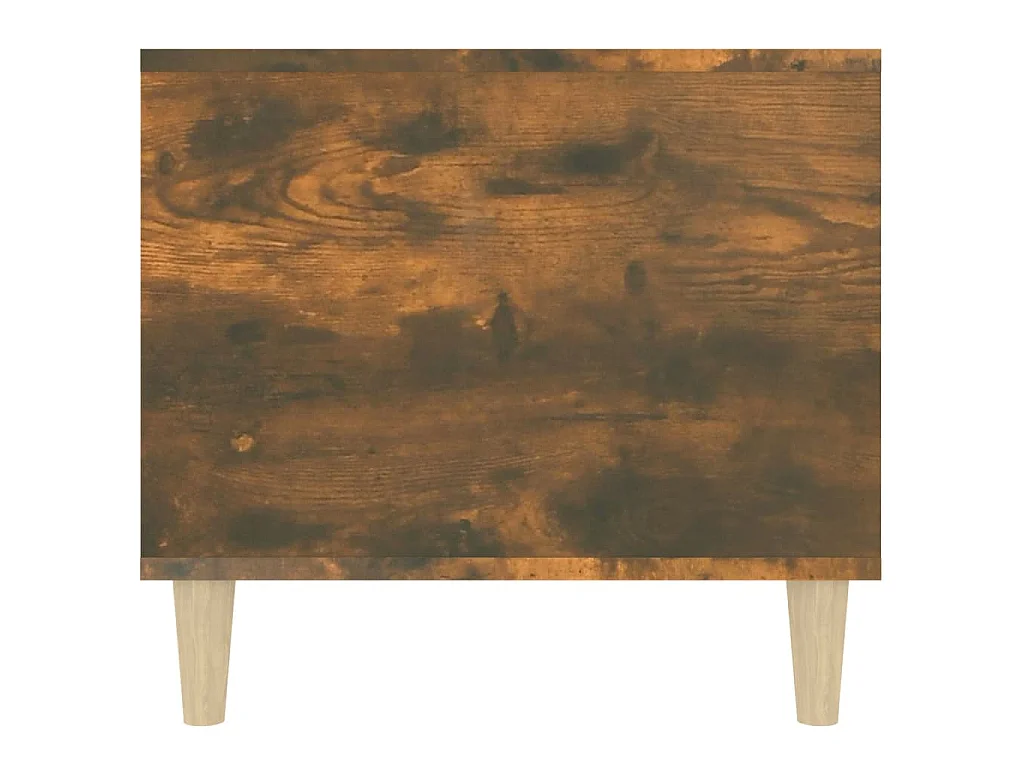 Table basse Chêne fumé 90x49x45 cm Bois d'ingénierie