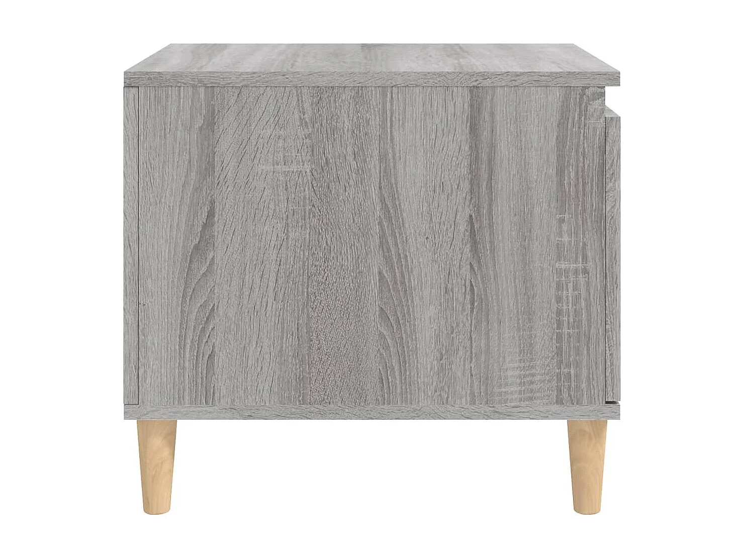 Mesa de centro madera contrachapada gris Sonoma 100x50x45 cm