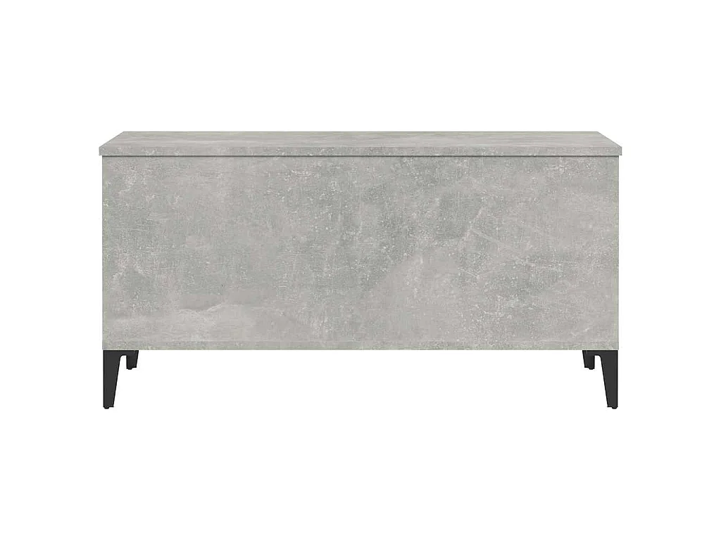 Salontafel 90x44,5x45 cm bewerkt hout betongrijs