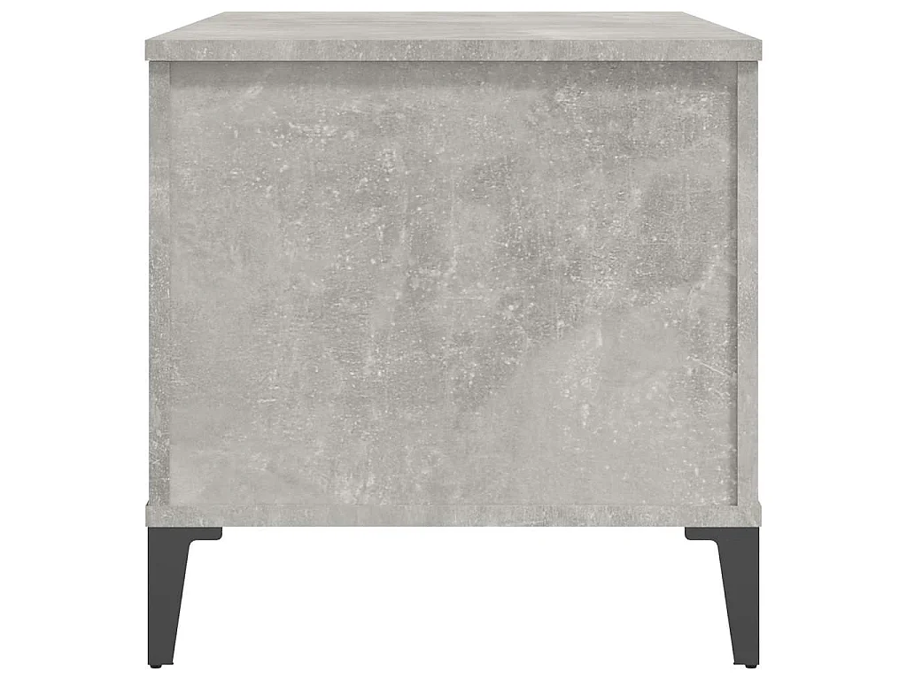 Salontafel 90x44,5x45 cm bewerkt hout betongrijs