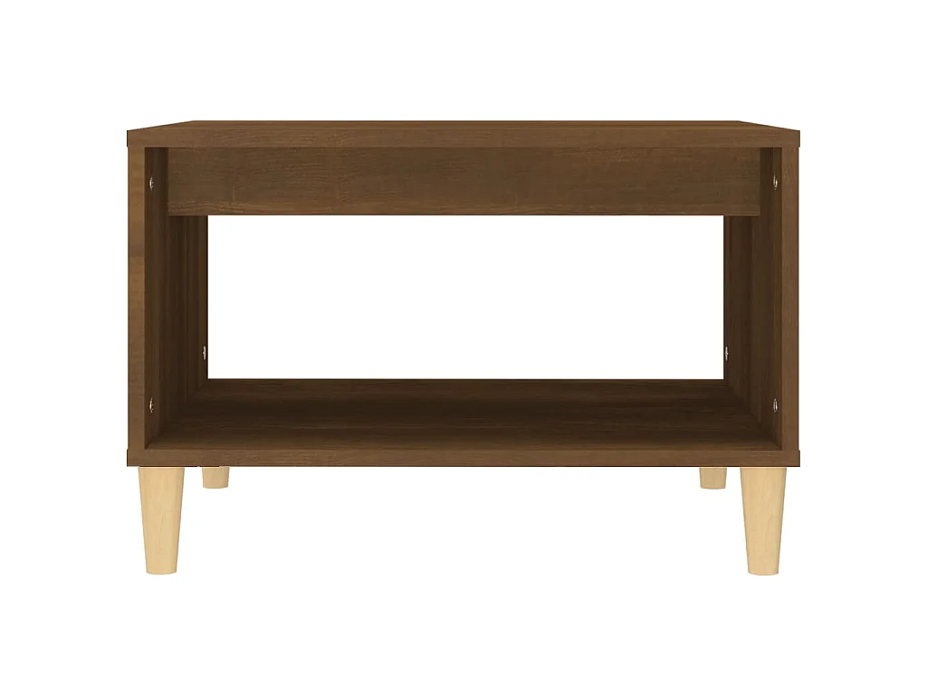 Table basse Chêne marron 60x50x40 cm Bois d'ingénierie