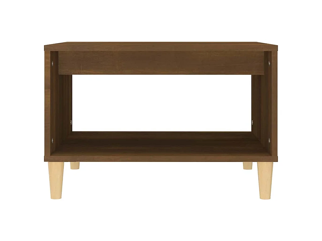 Table basse Chêne marron 60x50x40 cm Bois d'ingénierie