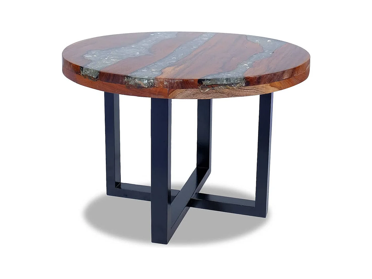 Couchtisch Teak Harz 60 cm