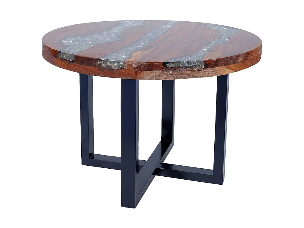 Couchtisch Teak Harz 60 cm