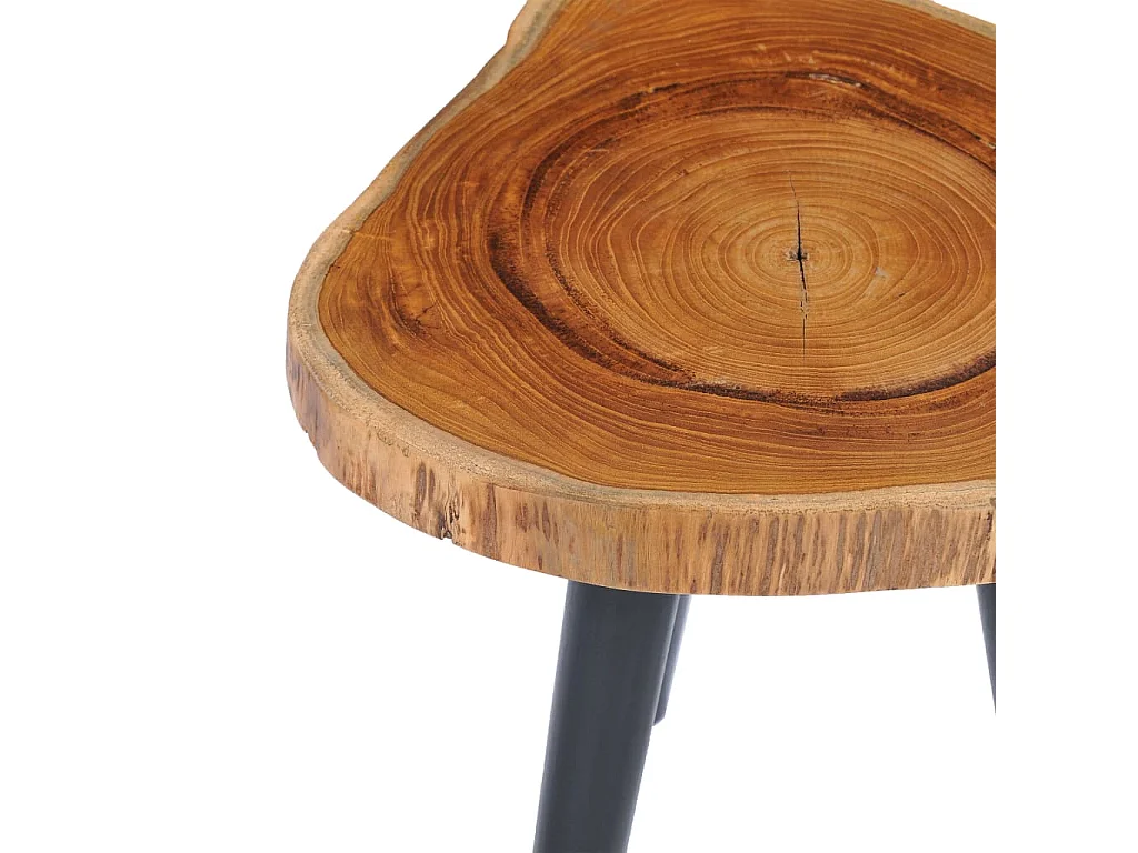 Salontafel 40x45 cm massief teakhout