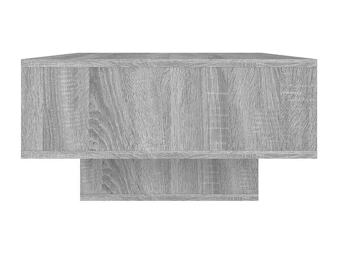 Salontafel 105x55x32 cm bewerkt hout grijs sonoma eikenkleurig