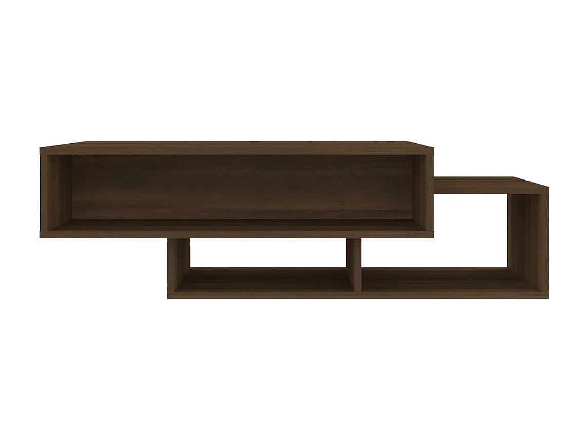Table basse Chêne marron 105x55x32 cm Bois d'ingénierie