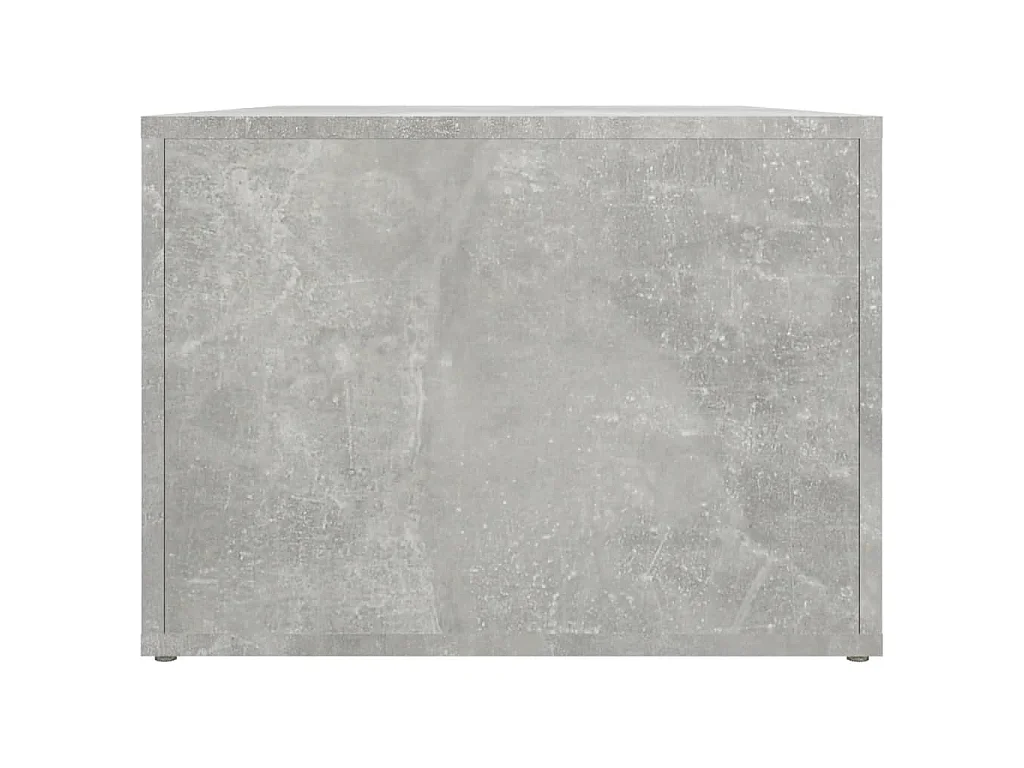 Table basse Gris béton 80x50x36 cm Bois d'ingénierie