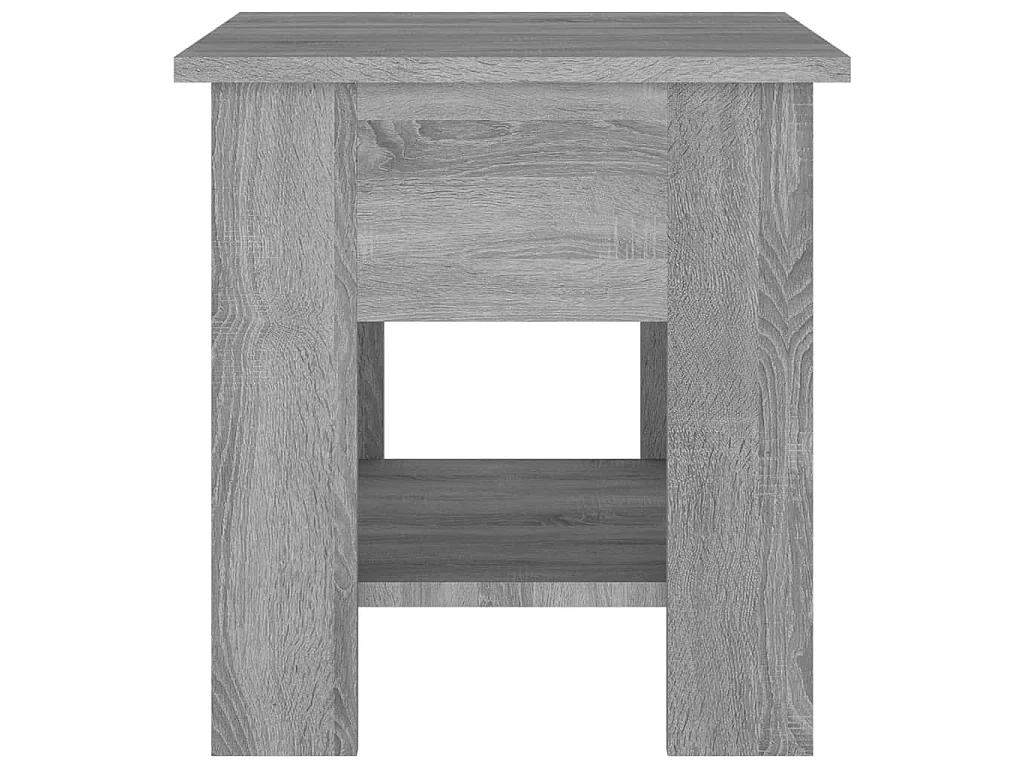 Table basse Sonoma gris 40x40x42 cm Bois d'ingénierie