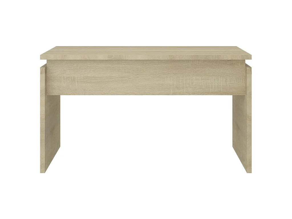 Table basse chêne sonoma 68x50x38 cm bois d'ingénierie