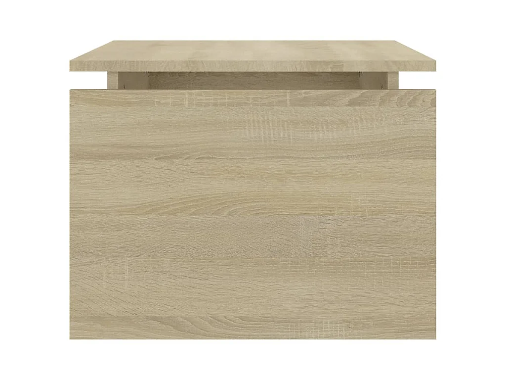Table basse chêne sonoma 68x50x38 cm bois d'ingénierie
