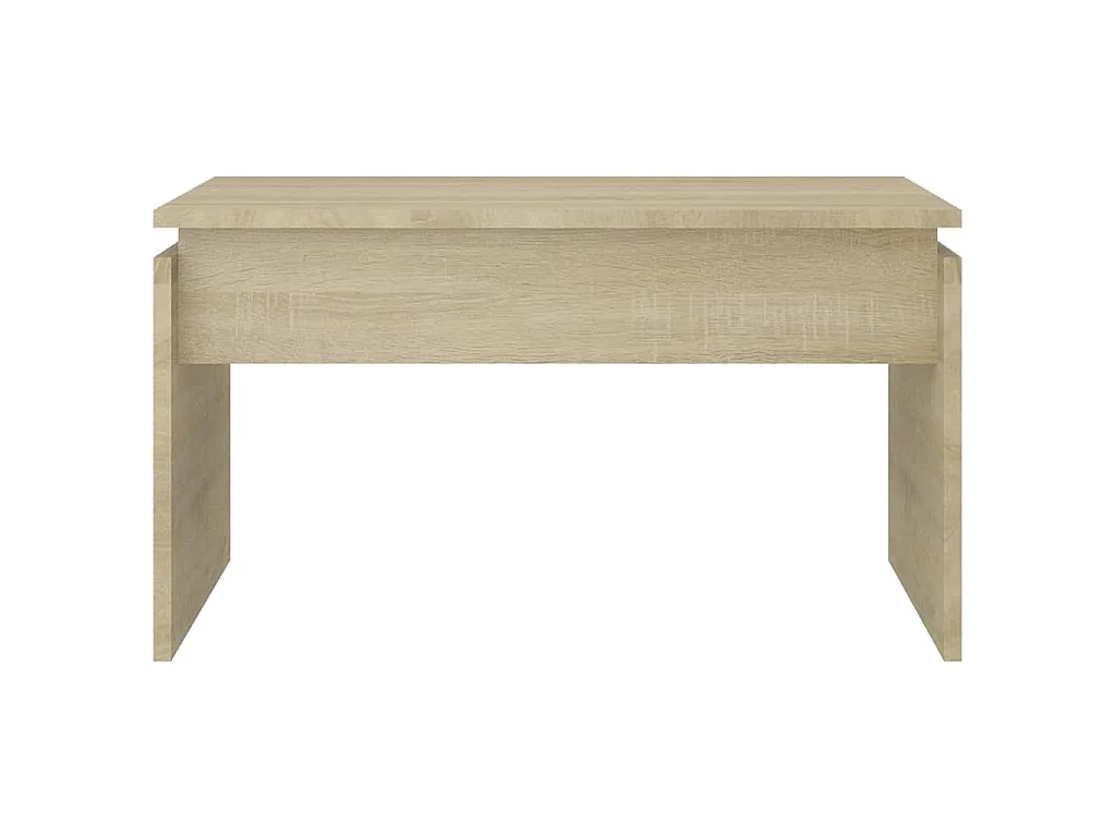 Table basse chêne sonoma 68x50x38 cm bois d'ingénierie