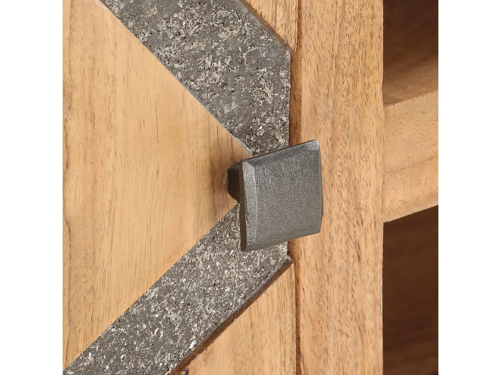 Couchtisch 90×45×40 cm Massivholz Akazie