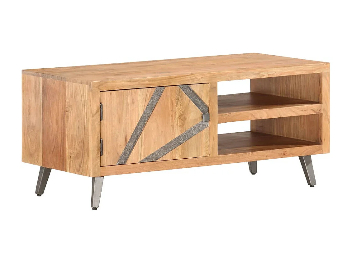 Table basse 90x45x40 cm Bois d'acacia massif