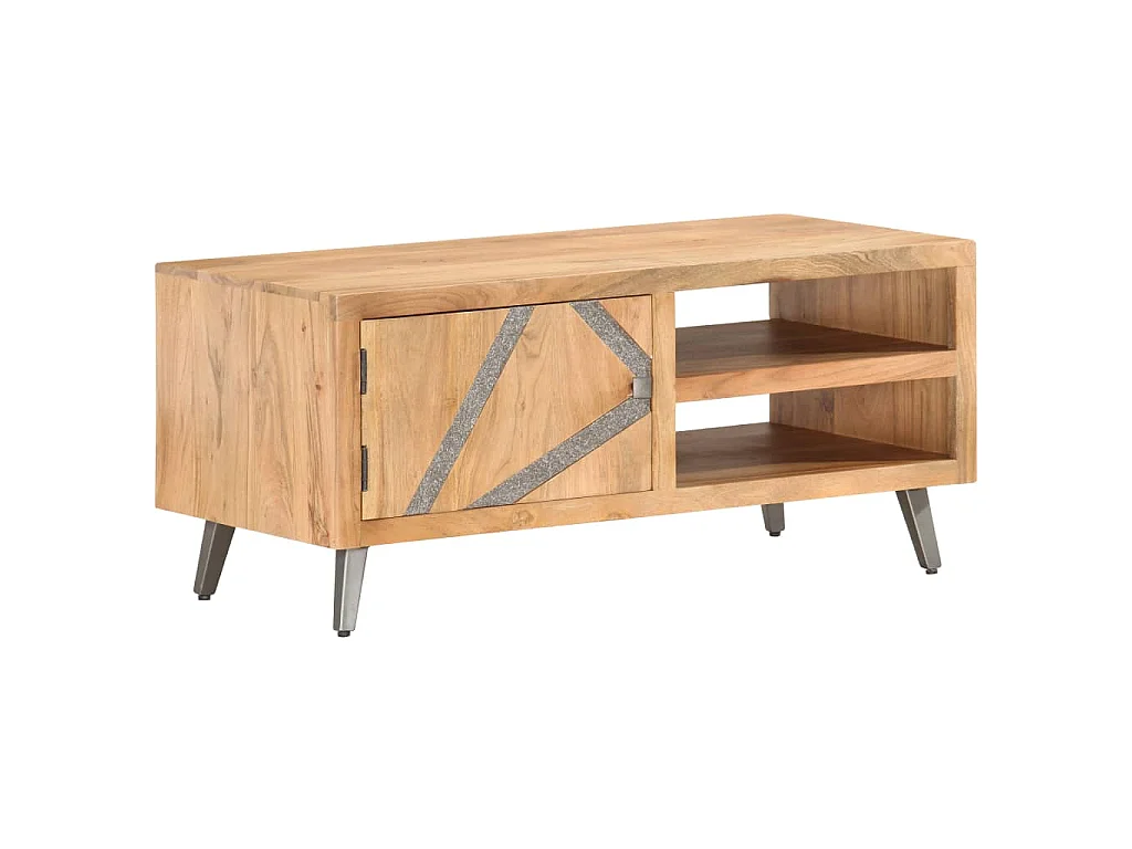 Table basse 90x45x40 cm Bois d'acacia massif