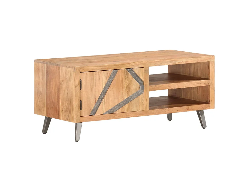 Table basse 90x45x40 cm Bois d'acacia massif