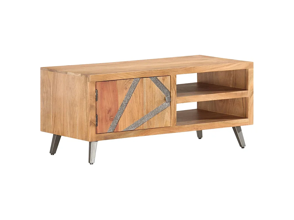 Table basse 90x45x40 cm Bois d'acacia massif