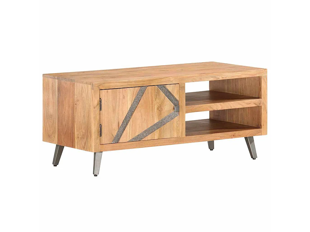 Table basse 90x45x40 cm Bois d'acacia massif