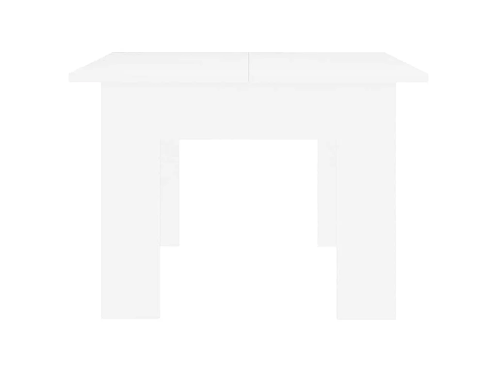 Salontafel 100x60x42 cm bewerkt hout wit