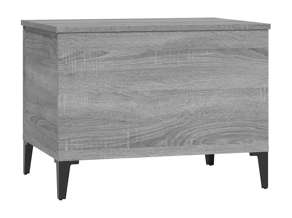 Salontafel 60x44,5x45 cm bewerkt hout grijs sonoma eikenkleurig