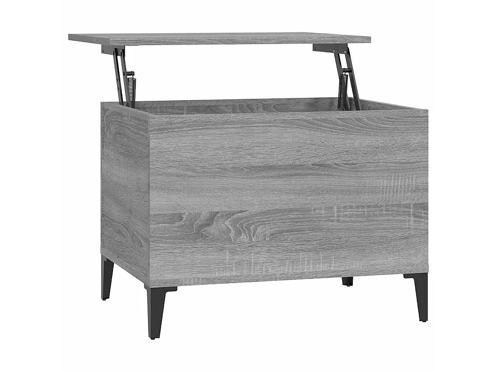 Tavolino Salotto Grigio Sonoma 60x44,5x45 cm Legno Multistrato
