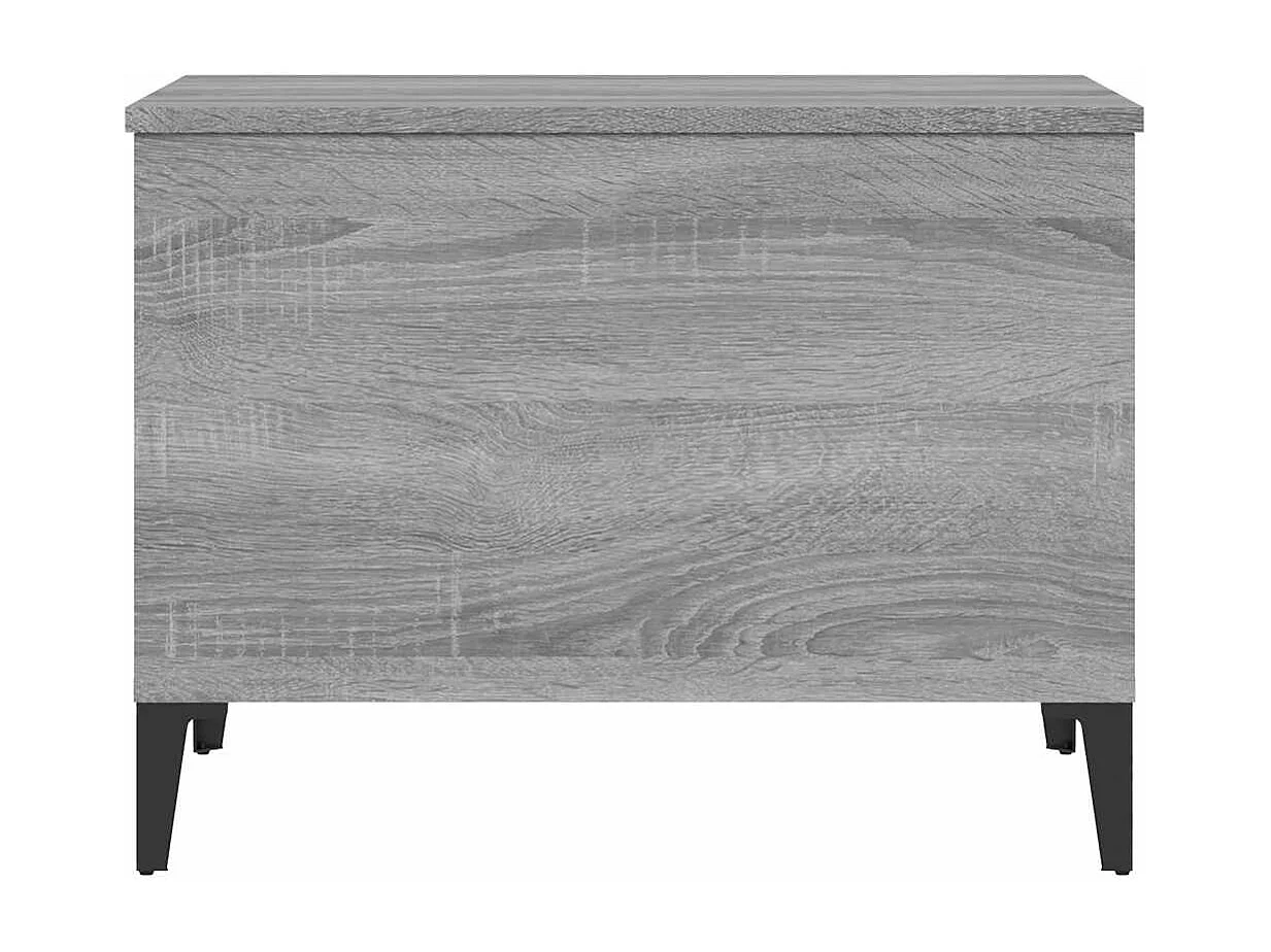 Tavolino Salotto Grigio Sonoma 60x44,5x45 cm Legno Multistrato