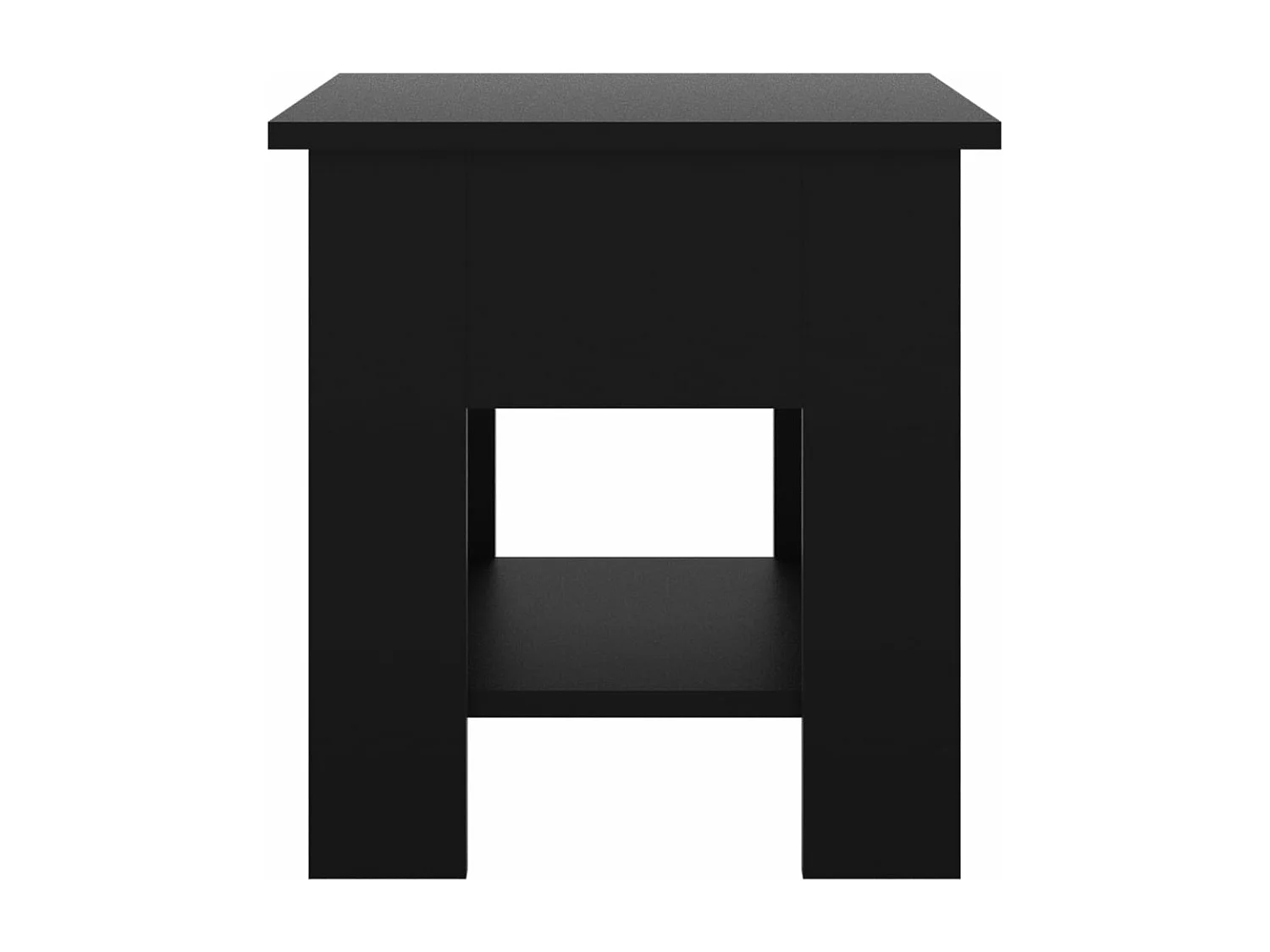 Couchtisch Schwarz 40x40x42 cm Holzwerkstoff