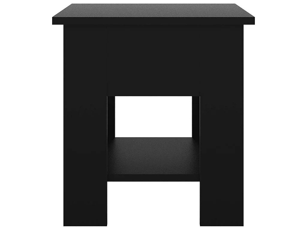 Couchtisch Schwarz 40x40x42 cm Holzwerkstoff